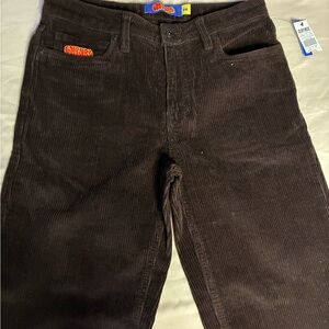 Empyre Brown Corduroy Straight Leg Pants